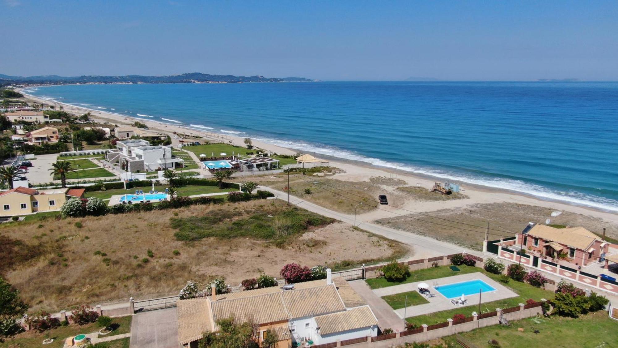 Almyra Beach House Corfu Almiros Beach Luaran gambar