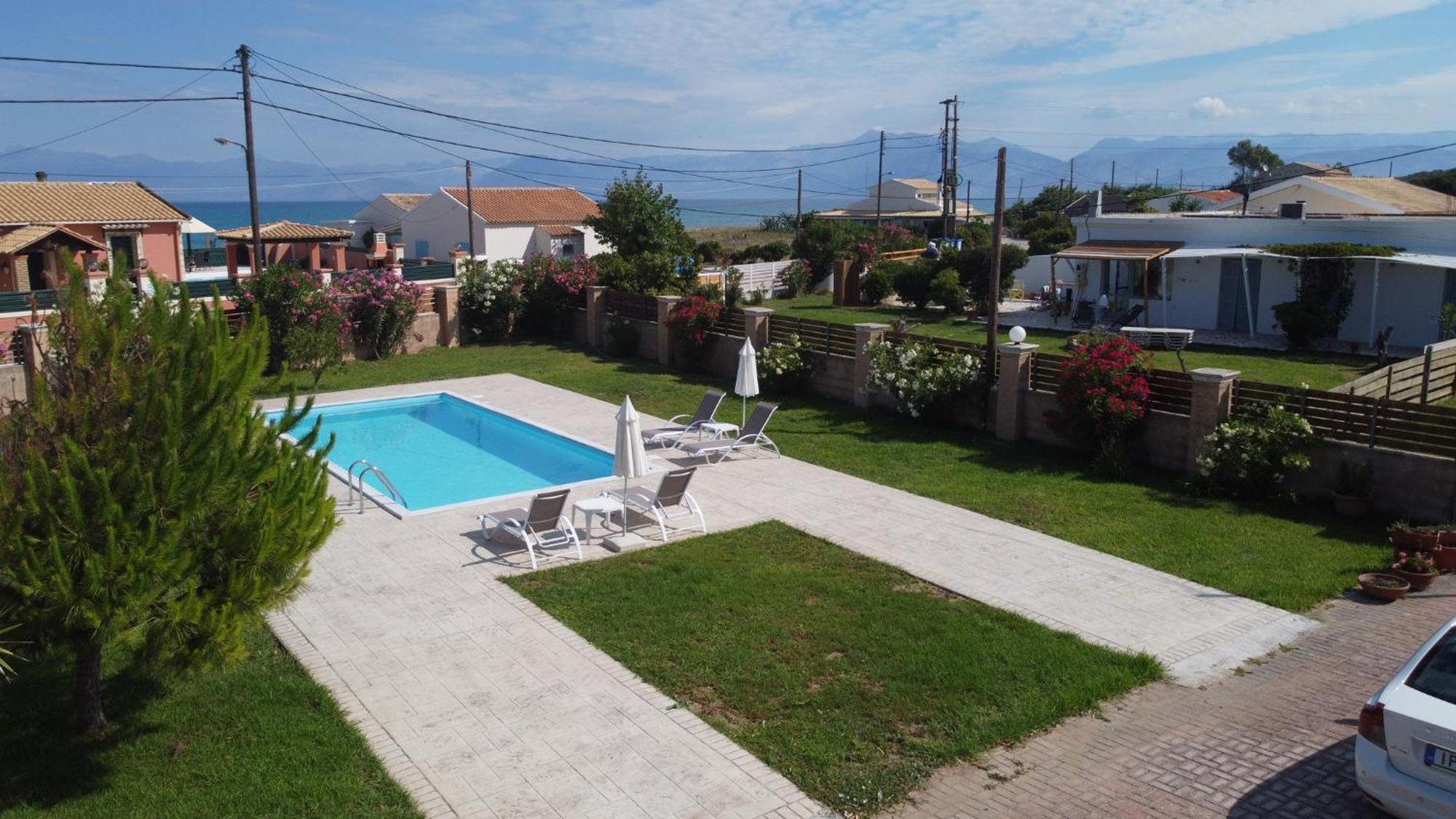 Almyra Beach House Corfu Almiros Beach Luaran gambar