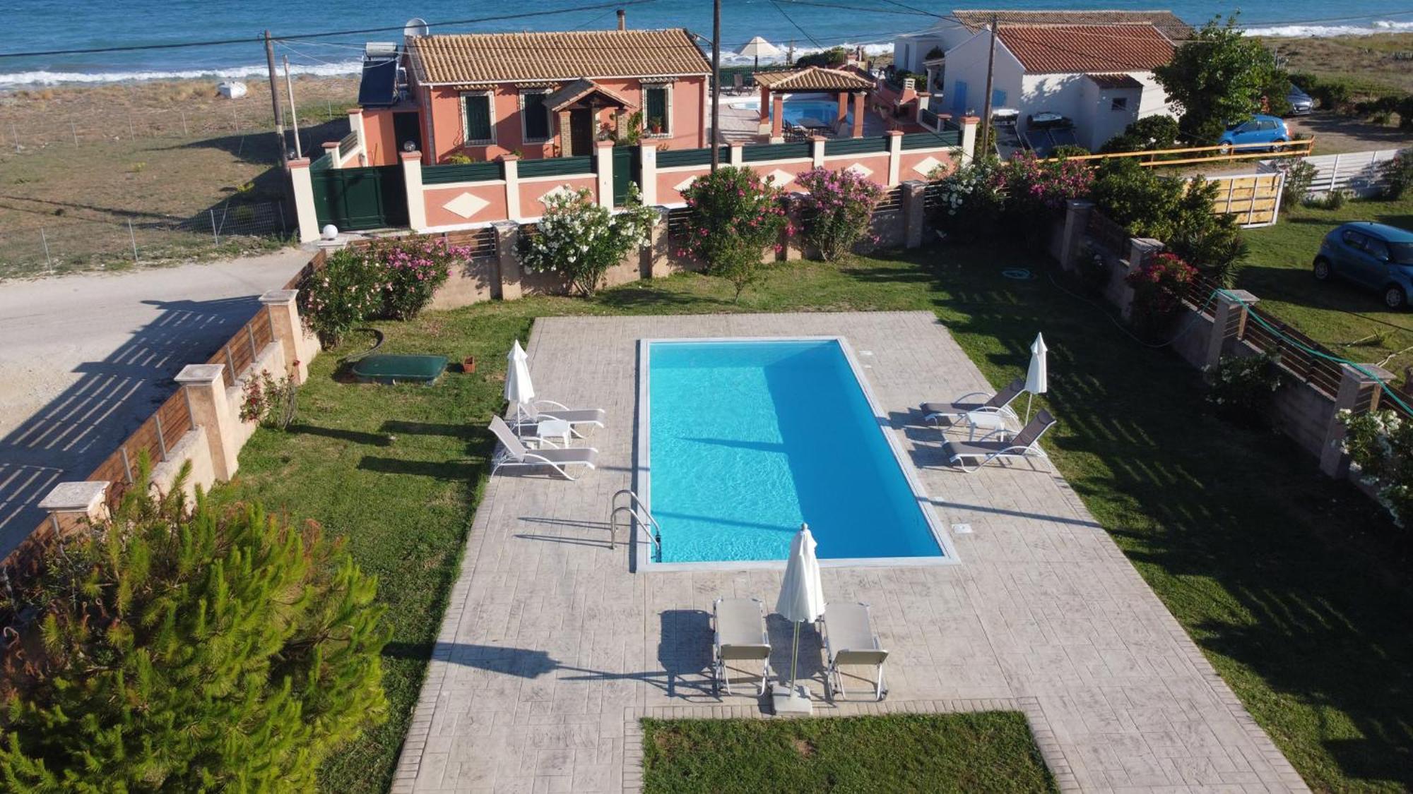 Almyra Beach House Corfu Almiros Beach Luaran gambar
