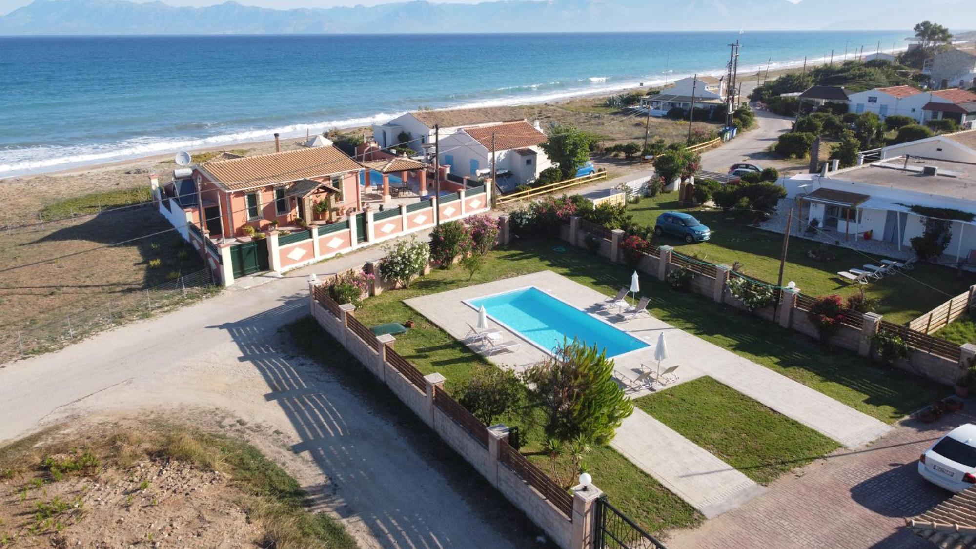 Almyra Beach House Corfu Almiros Beach Luaran gambar